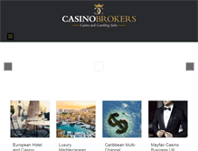 Tablet Screenshot of casinobrokers.com